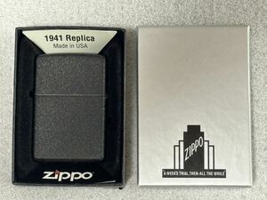 限定品　未使用　Zippo　1941レプリカ　ブラッククラックル