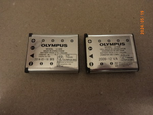 オリンパス 使用少 純正バッテリー LI-42B　2個　送140