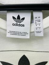 adidas 半袖Tシャツ ホワイト レディース　1円スタート_画像3