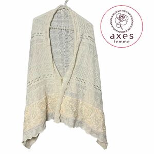 【No.108】新品タグ付き axes femme ストール ショール Mサイズ