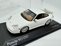◇MINICHAMPSミニチャンプス 1/43 Porsche 911 GT3 2003 ホワイト ポルシェ コレクション_画像6