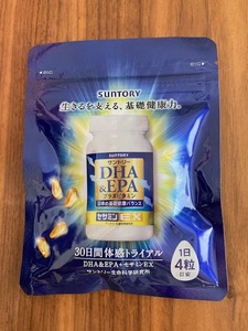 * Suntory DHA&EPA plus vitamin sesamin EX 120 bead 30 day minute new goods *