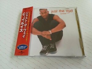 C.J.LEWIS 「JUST THE WAY」 日本盤 CD 98年盤 帯あり 日本語解説書あり C.J.ルイス 夏はオーライ!　　2-0699