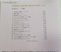 細野晴臣 - ETHNIC SOUND SELECTION VOL.2 - ELEGY 哀歌 国内盤 CD 89年盤　　J-0042_画像4