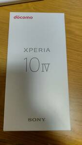 【送料込・新品未使用】Xperia 10 IV ホワイト SO-52C 6インチ メモリー6GB ストレージ128GB ドコモ