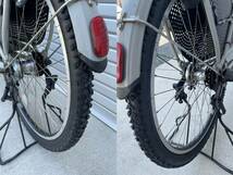 BRIDGESTONE HYDEE.B HY6L62 電動アシスト自転車　26インチ　3段変速　8.9Ah （未使用）充電器付 走行確認_画像9