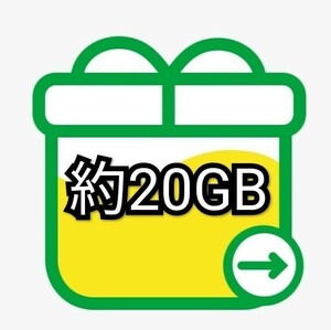 mineo　パケットギフト　約20GB