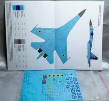 FOXBOT １/４８ ウクライナ空軍 SU-27S用　デジタル迷彩用マスキング用紙とデカール_画像6