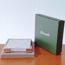 christofle クリストフル メモ帳 メモトレー インテリア レトロ 中古 送料無料 即決_画像1