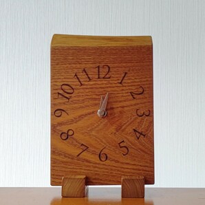 木の暮らし 木製 ウッド 電波 置時計 掛け時計 インテリア 中古 送料無料 即決 