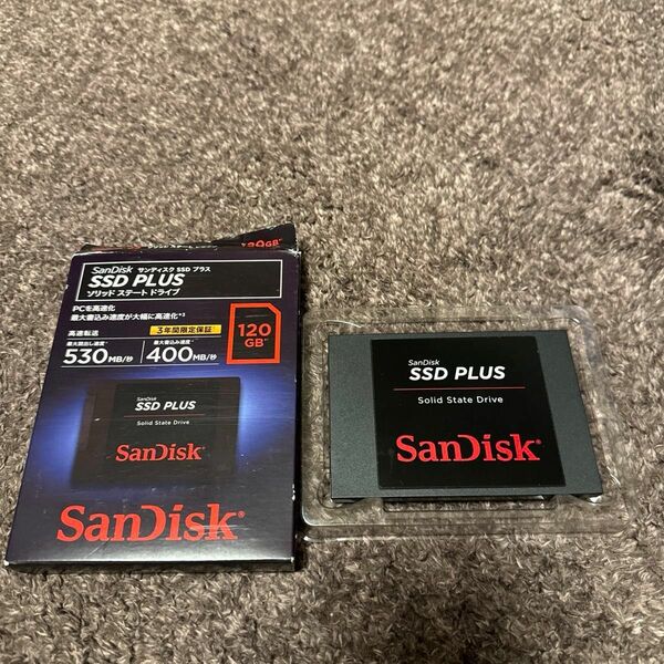 サンディスク　SSD PLUS 2.5インチ　SDSSDA-120G-J26 SSD