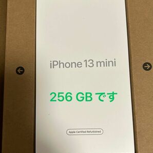 Apple iPhone13mini 256GB ミッドナイト Midnight 黒 未使用品 認定整備品