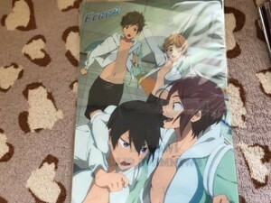 063クリアファイル　Free!　京アニショップ!限定　集合 遙 真琴 渚 凛