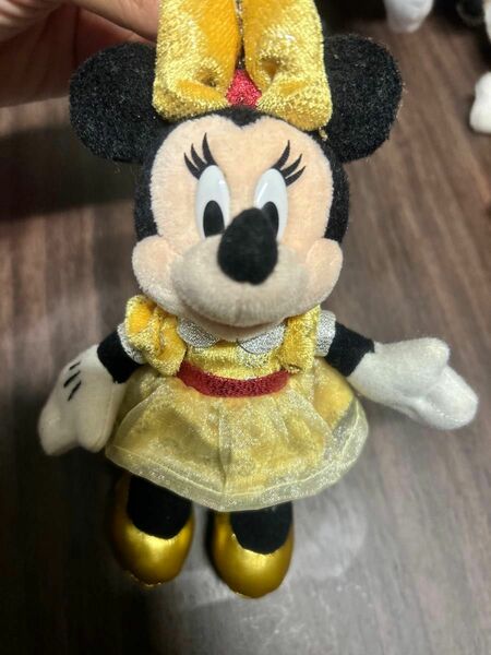 ディズニー ミニー ぬいぐるみバッジ