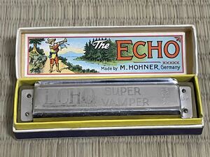  harmonica ECHO SUPER VAMPER M.HOHNER Bb style Germany made musical instruments 