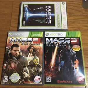 XBOX360 Mass Effect マスエフェクト 1. 2. 3 セット　Xbox One / Xbox Series X 互換対応