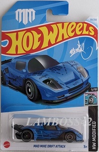 2024 #059-2 ホットウィール Mad Mike Drift Attack マッド マイク ドリフト アタック Hot Wheels HW Modified 5/10 NEW 日本未発売