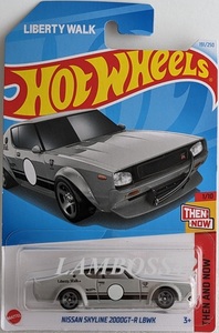 2024 #191 ホットウィール Nissan Skyline 2000GT-R LBWK 日産 スカイライン 2000GT-R ニッサン Hot Wheels Liberty Walk NEW 日本未発売