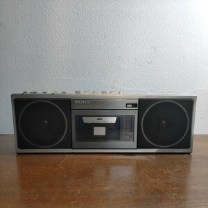 SONY Sony CFS-10 radio-cassette stereo cassette recorder Showa Retro FM AM junk 