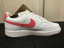 新品23cmナイキNIKEレディーススニーカーコートビジョンCOURTVISION白ホワイトピンクエアフォース1AF1好きに_画像8