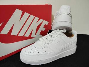 新品23.5cmNIKEナイキ コートビジョンLOホワイト白AF1エアフォース1 好きにコートヴィジョンcourtvisionレディーススニーカー