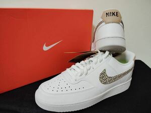 新品27.5cmナイキコートビジョンホワイトクリーム COURTVISION白ベージュエアフォース1AF1好きにNIKEメンズスニーカー