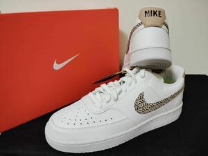  новый товар 28cm Nike пальто Vision белый крем COURTVISION белый бежевый военно-воздушные силы 1AF1 нравится .NIKE мужской спортивные туфли 