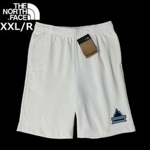 1円～!売切!【正規新品】THE NORTH FACE TNF NOV SHORT ショートパンツ スウェット US限定 ワッペン 1966 アウトドア(XXL/R)白190110-23_画像2