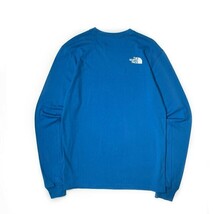 1円～!売切!【正規新品】THE NORTH FACE◆L/S COORDINATES TEE 長袖 Tシャツ ロンT US限定 立体ロゴ 上質 アウトドア(XL)青 180902-5_画像8