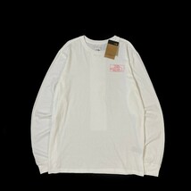 1円～!売切!【正規新品】THE NORTH FACE◆L/S GRAPHIC INJECTION TEE 長袖 Tシャツ ロンT US限定 レインボー 男女兼用(XXL)白 180902-5_画像5