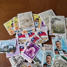 海外切手　消印付　中国切手　ヨーロッパ切手　　インドネシア切手　韓国切手　_画像1