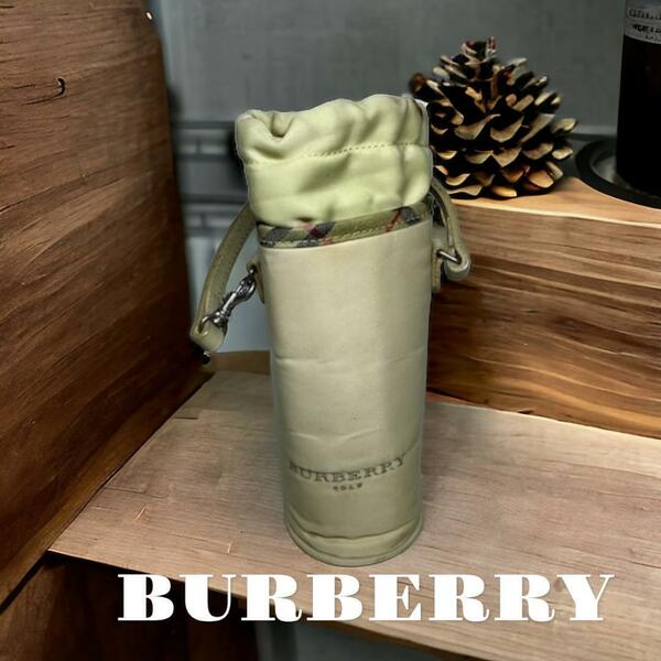 ubj20 BURBERRY　ベージュ　ペットボトルホルダー　500ｍｌ