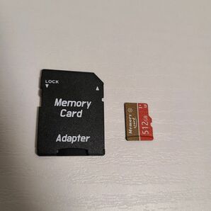 microsd 512GB　マイクロSDカード 変換アダプタ付属