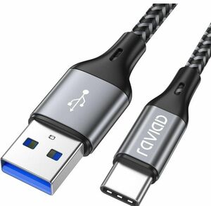 RAVIAD USB Type C ケーブル【1M/QC3.0対応】タイプ C ケーブル 3A 急速充電 高速データ転送