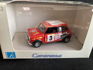  minicar 1/43 Mini Cooper Hongwell kala llama red * number 3