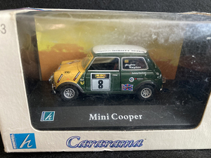  minicar 1/43 Mini Cooper Hongwell kala llama yellow & green * number 8
