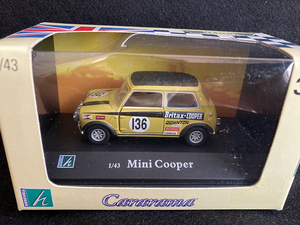  миникар 1/43 Mini Cooper Hongwell kala лама желтый * номер 136