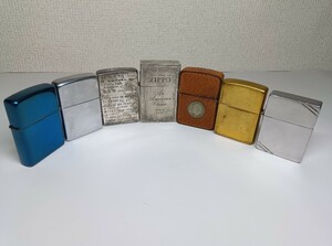 【一円スタート 着火確認済み】 ZIPPO ジッポー オイルライター まとめ7本セット