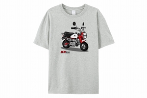 MINIMOTOロゴ入りTシャツ Z50J モンキー グレーL