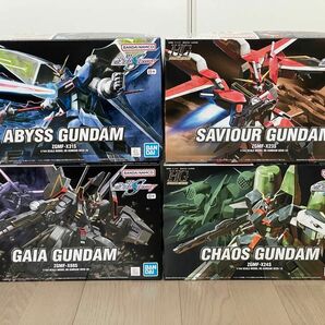 未組立　HG ガンプラ　セイバーガンダム　アビスガンダム　カオスガンダム　ガイアガンダム　機動戦士ガンダムSEEDデスティニー