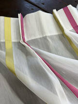 川島織物セルコン：個性的なストライプ：店内サンプルレースカーテン：ボーダー_画像5