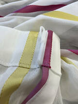 川島織物セルコン：個性的なストライプ：店内サンプルレースカーテン：ボーダー_画像6