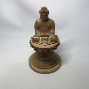 TG18 仏像 座釈迦様 木彫り 一部欠品