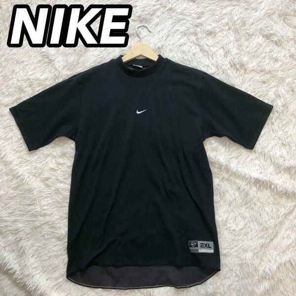 NIKE ナイキ Tシャツ スポーツウェア インナー トレーニング 野球 ブラック 黒色 XXL 大きめ オーバーサイズ ビックシルエット