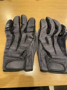 KUSHITANI 多分EX-5217 EX AIR EFFECT GLOVES ライダーズ レザーメッシュグローブ サイズ XL ブラック 黒 レザーグローブ