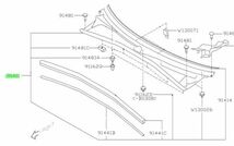 未使用 スバル 純正品 フォレスター SG5 カウルトップ カウルパネル ASSY_画像2