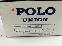 未使用品　polo union スニーカー24センチ_画像8