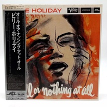 LP　Billie Holiday/All Or Nothing At All/Verve Records MV 2599 _画像1