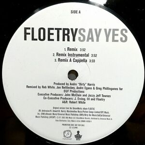 12　米　プロモ　Floetry/Say Yes (Remix)/Dreamworks Records DRMR-14090-1