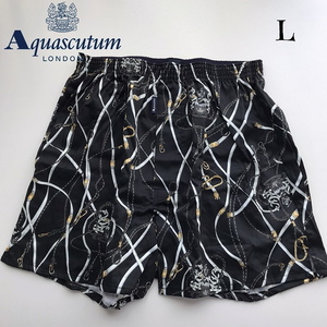 定価.3080円 【Lサイズ】〈Aquascutum〉アクアスキュータム トランクス 紳士 メンズ トランクス Lサイズ 日本製 綿100％